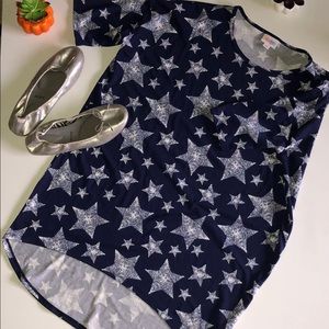 Lularoe navy star irma size xs